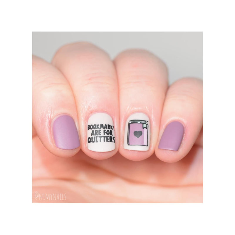 UberChic Beauty Just One More Chapter Stamping Plate