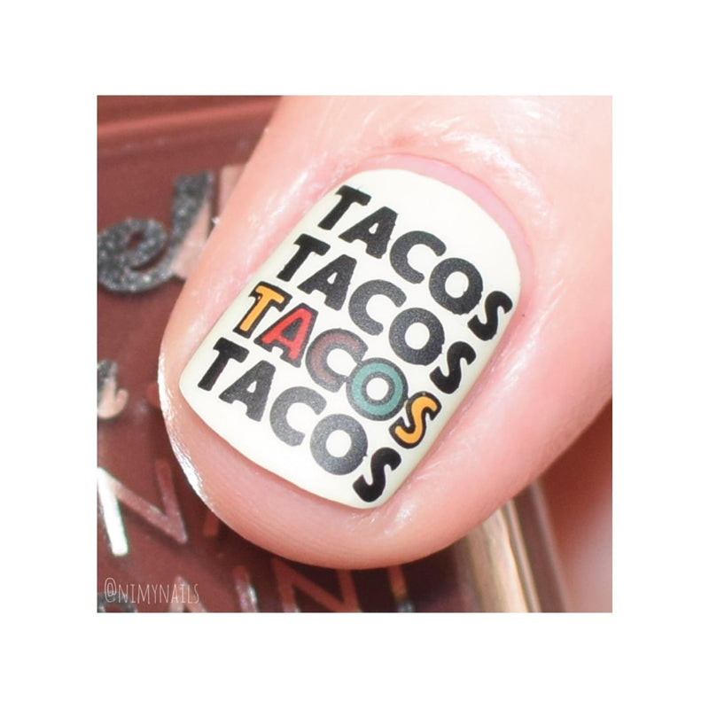 UberChic Beauty Let's Taco Bout It Stamping Plate