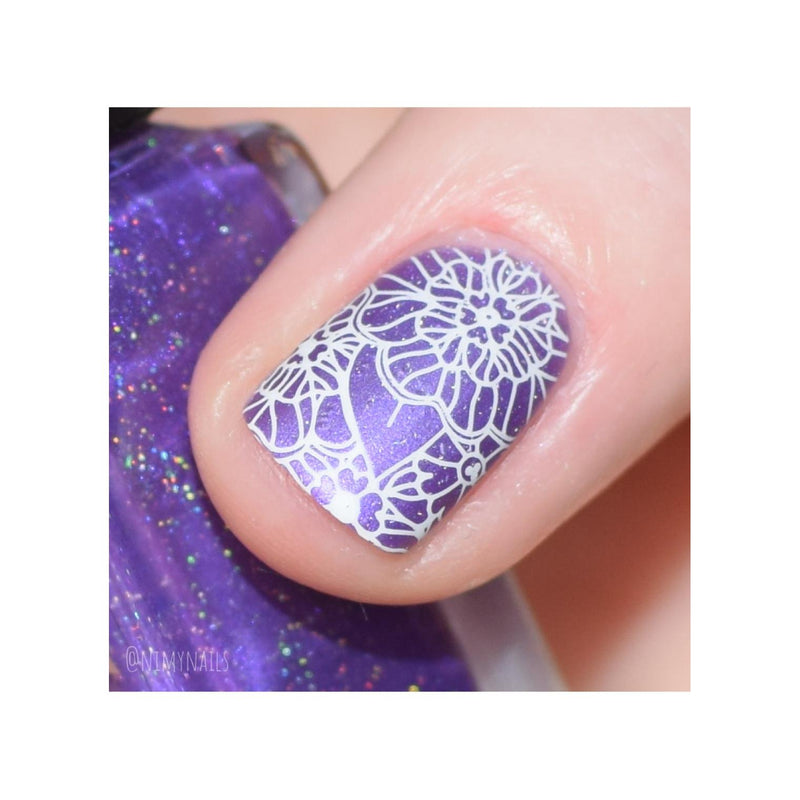 UberChic Beauty Whimsical By Nature-01 Stamping Plate