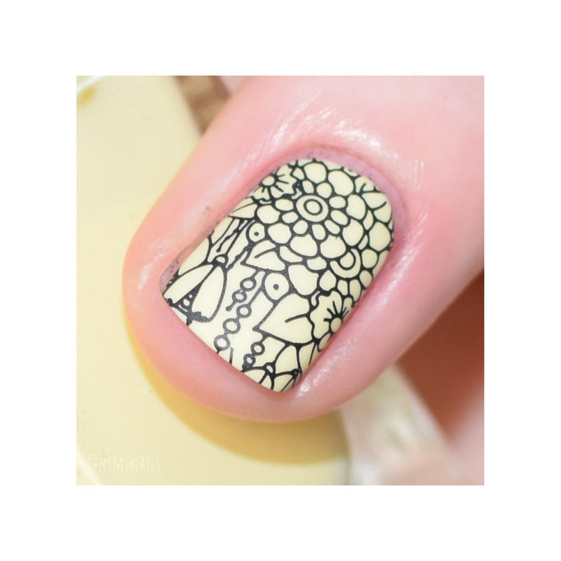 UberChic Beauty Whimsical By Nature-01 Stamping Plate