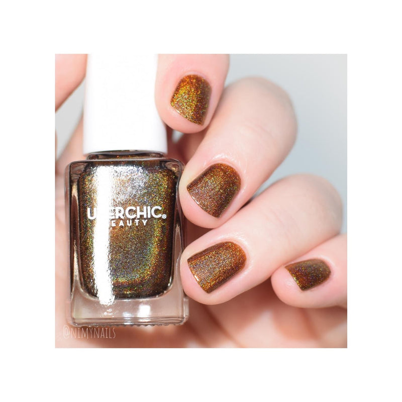 UberChic Beauty Who Spiked The Cocoa? - Holographic Polish Regular Polish