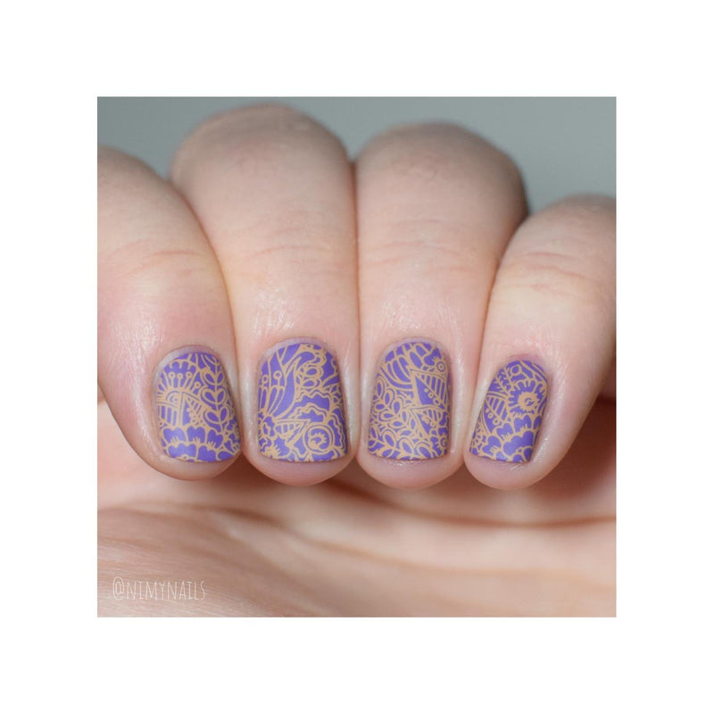 UberChic Beauty Whimsical By Nature-02 Stamping Plate