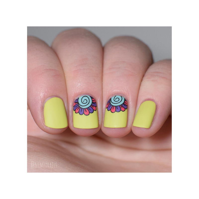 UberChic Beauty Whimsical By Nature-02 Stamping Plate