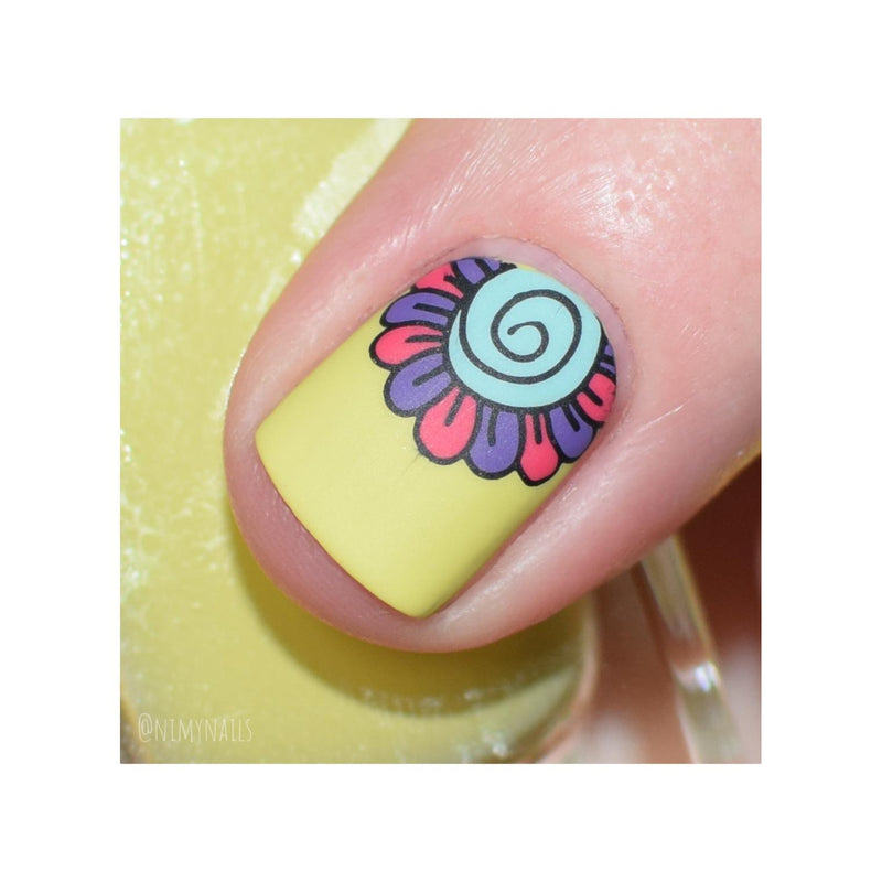 UberChic Beauty Whimsical By Nature-02 Stamping Plate