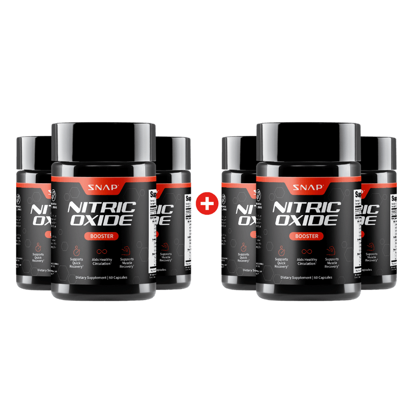 Snap Supplements Nitric Oxide Booster - Buy 3 Get 3 Free
