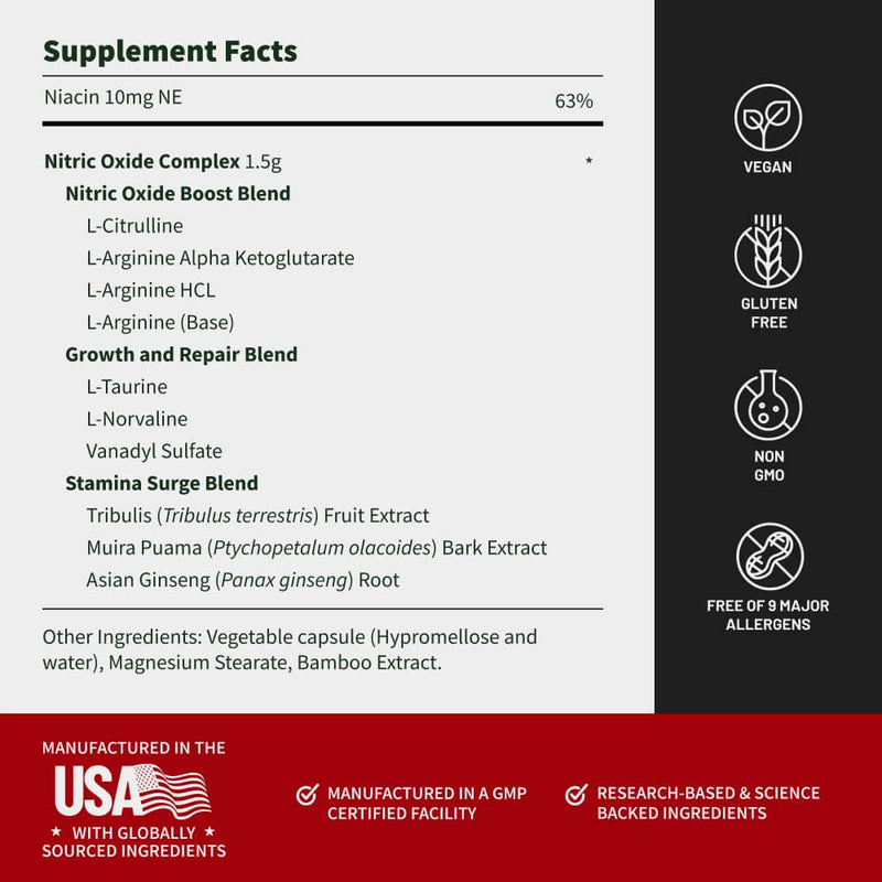 Snap Supplements Nitric Oxide Booster (90ct)