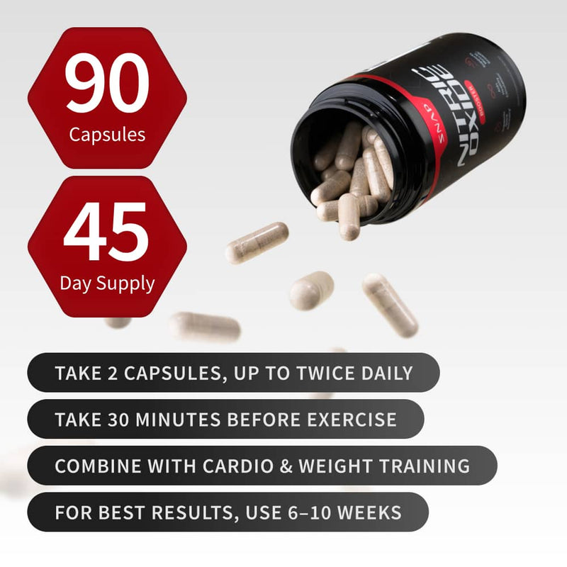 Snap Supplements Testo Booster + Nitric Oxide BOGO