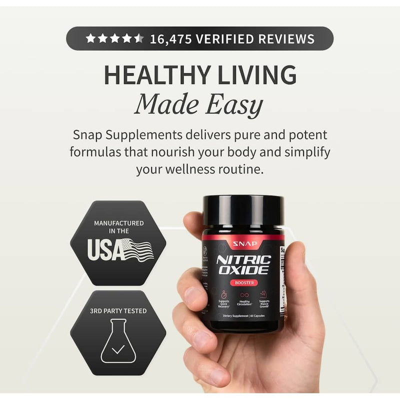 Snap Supplements Nitric Oxide Booster