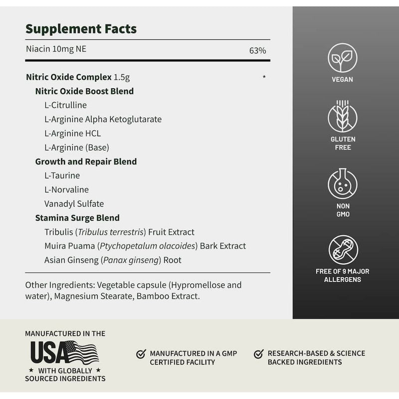 Snap Supplements Nitric Oxide Booster