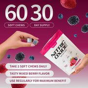 Snap Supplements Nitric Oxide Beet Soft Chews - Buy 3, Get 2 Free!