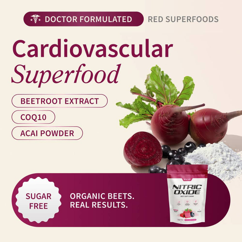 Snap Supplements Nitric Oxide Beet Soft Chews