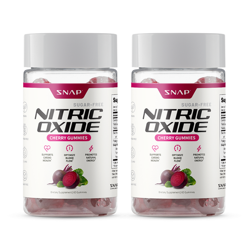 Snap Supplements Nitric Oxide Gummies - Cherry Flavor