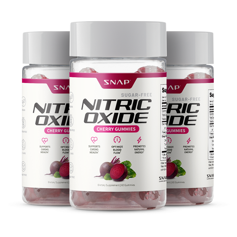 Snap Supplements Nitric Oxide Gummies - Cherry Flavor