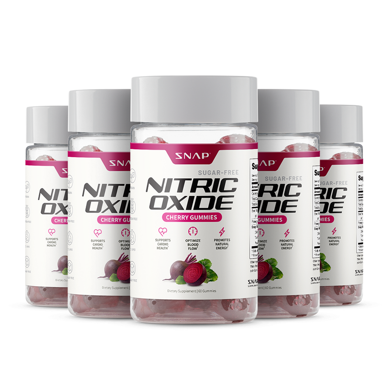 Snap Supplements Nitric Oxide Gummies - Cherry Flavor