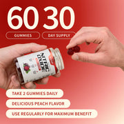 Snap Supplements Nitric Oxide Gummies - Peach Flavor