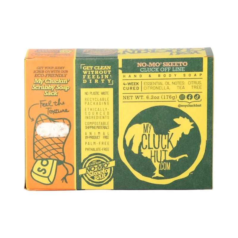 My Cluck Hut No-Mo' Skeeto Bar | Natural Mosquito Repellent Soap Bar Bath + Body