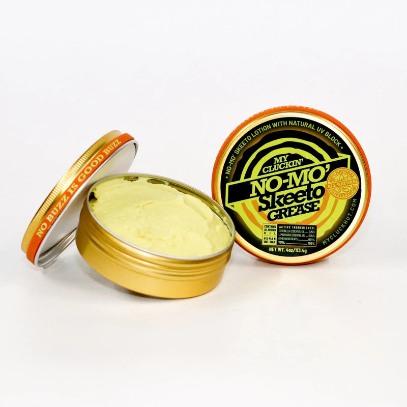 My Cluck Hut No-Mo' Skeeto Grease | Cluck Off Line Bath + Body