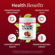 Snap Supplements Nitric Oxide Organic Beets - Cherry Lime Flavor