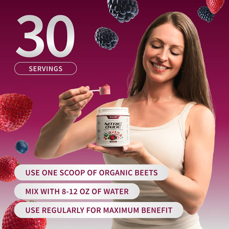 Snap Supplements Nitric Oxide Organic Beets - Buy 3, Get 2 FREE! hidden