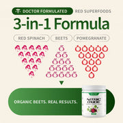 Snap Supplements Nitric Oxide Organic Beets - Apple Flavor