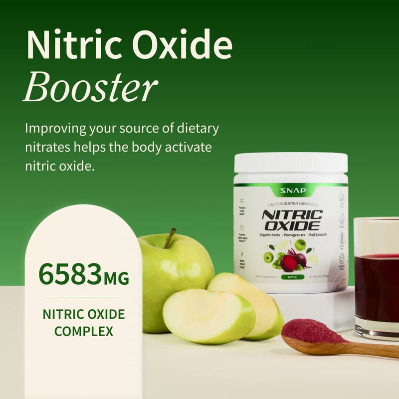 Snap Supplements Nitric Oxide Organic Beets - Apple Flavor
