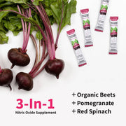 Snap Supplements Nitric Oxide Organic Beets Single-Serve Packs