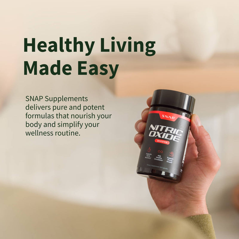 Snap Supplements Ultimate Nitric Oxide + Testo Booster Bundle - Buy 3, Get 2