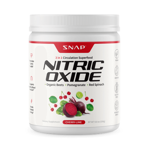 Snap Supplements Nitric Oxide Organic Beets - Cherry Lime Flavor