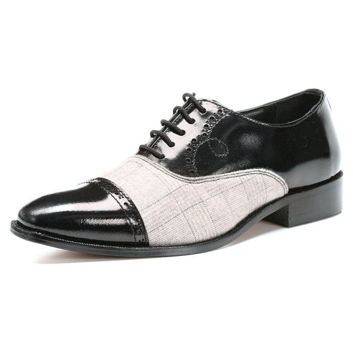 Nobel Leather Derby Style Dress Shoes