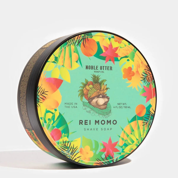 Noble Otter Noble Otter Soap Co.Rei Momo Shaving Soap 4oz Shaving & Grooming Medium Aquamarine