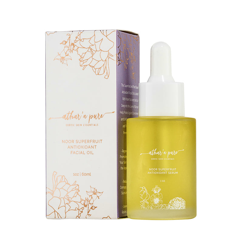 Athar'a Pure Noor Superfruit Antioxidant Facial Serum (100% Natural, Vegan, Organic) Face