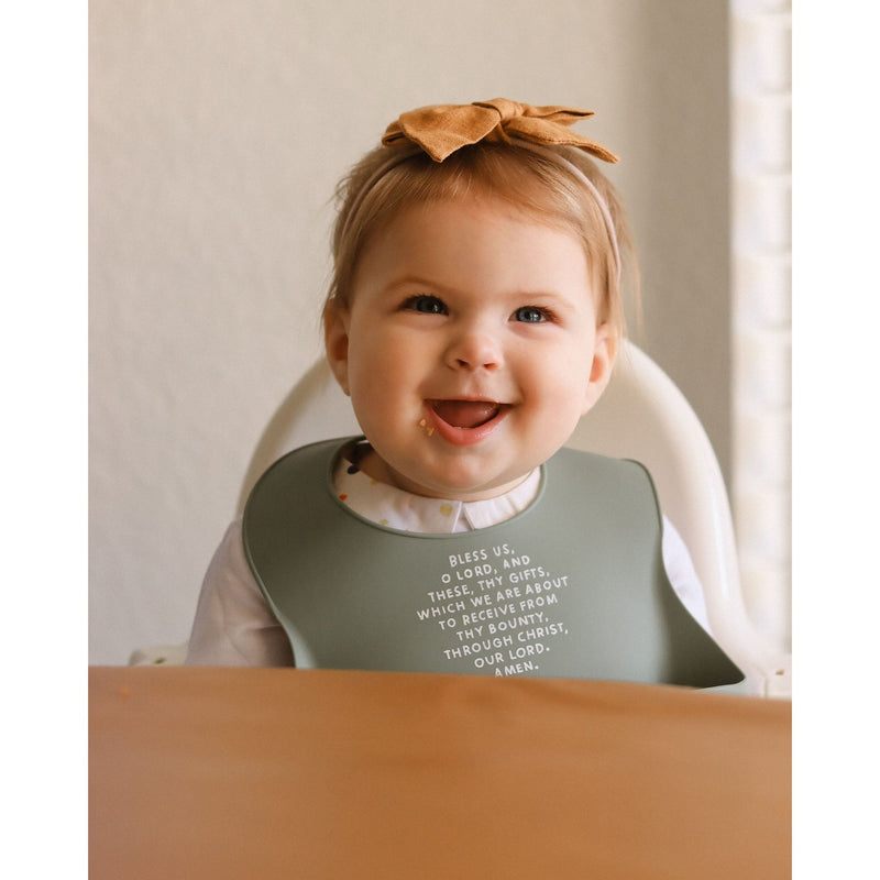 Be A Heart Meal Blessing Silicone Bib Bibs
