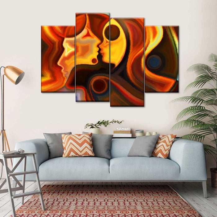 Abstract Love Wall Art