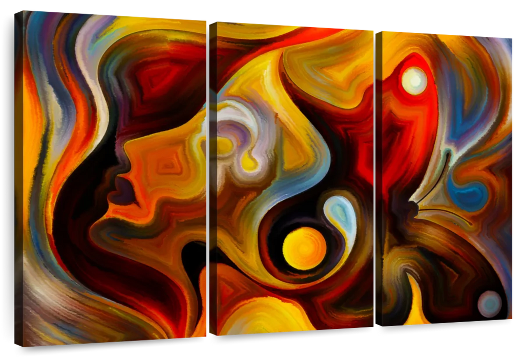 Abstract Portrait Wall Art