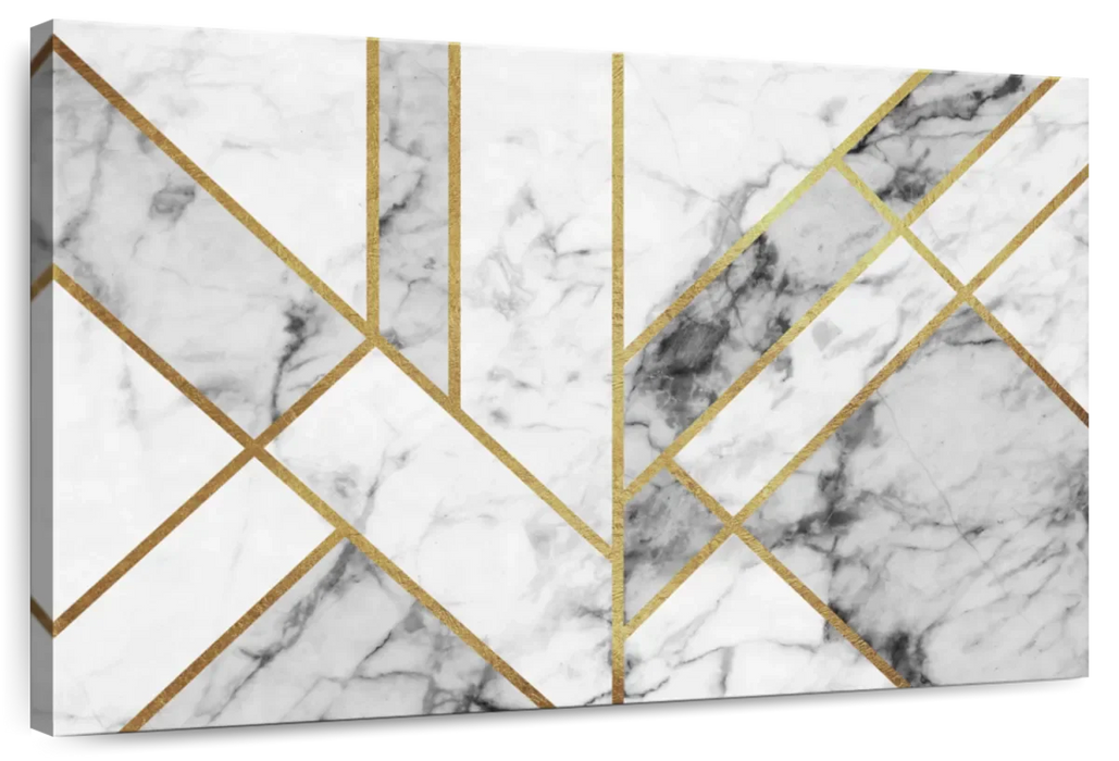 Marble Texture Geometric Abstract Wall Art