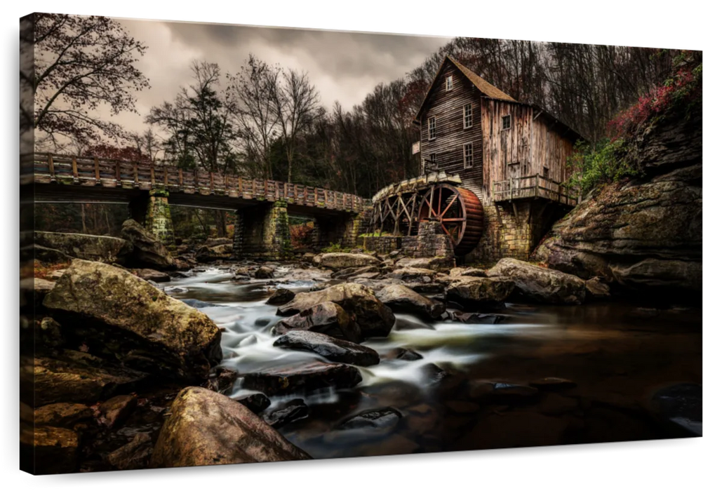 Grist Mill At Babcock Park Wall Art