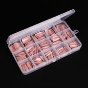 nbmsupply KOMILFO SOFAST NAIL FROMS NUDE BALLERINA MEDIUM, 360 PCS 456078