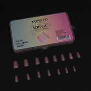 nbmsupply KOMILFO SOFAST NAIL FROMS NUDE BALLERINA SHORT, 360 PCS 456077