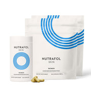 Nava Beauty Nutrafol Clear Skin Nutraceutical Acne Supplement 3-Month Supply White Smoke