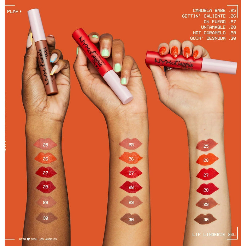 VIP Extensions NYX LINGERIE XXL LIQUID LIPSTICK GOIN DESNUDA Beauty Supplies