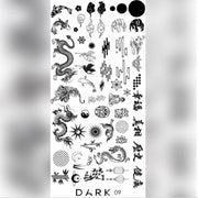 nbmsupply DARK 09 STAMPING PLATE  DARK09