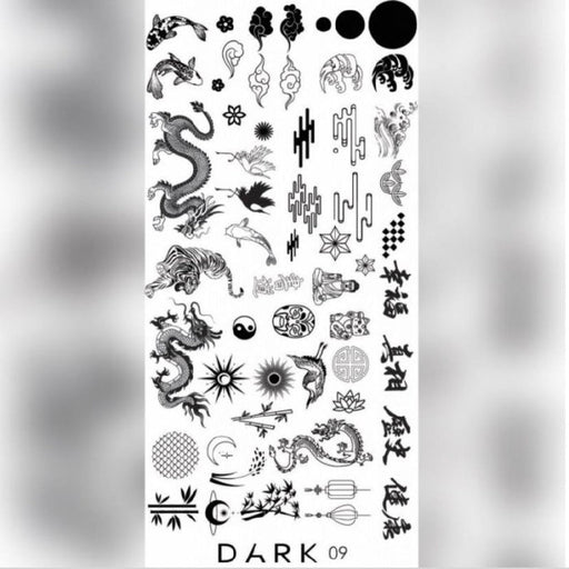 nbmsupply DARK 09 STAMPING PLATE  DARK09