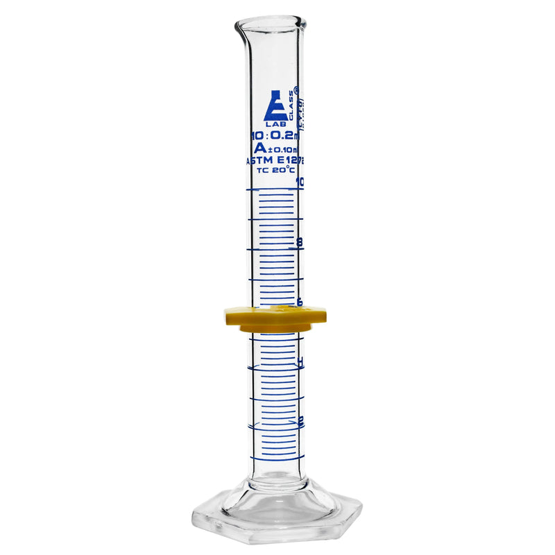 Medisca Class A Graduated Glass Cylinder, Single Scale, 10 mL Science & Laboratory