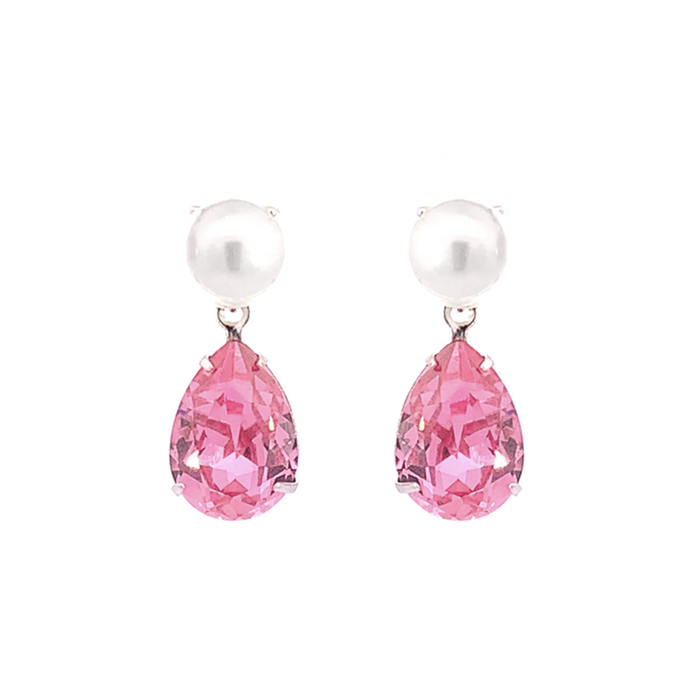 October Birthstone Pearl Earrings