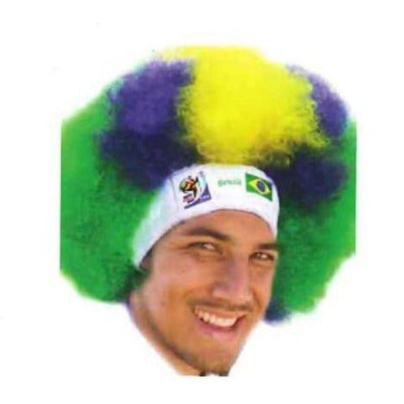 VIP Extensions Official Fifa Soccer Afro Wig Hat- 25 pcs per box FIFA Afro Wig