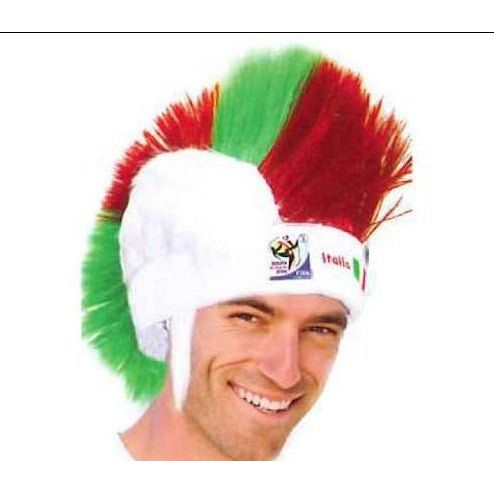 VIP Extensions Soccer Fan Mohawk Wig Hats Bulk 25-Pack - Vintage Collectible Official FIFA World Cup Fan Wig