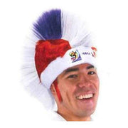 VIP Extensions Soccer Fan Mohawk Wig Hats Bulk 25-Pack - Vintage Collectible Official FIFA World Cup Fan Wig