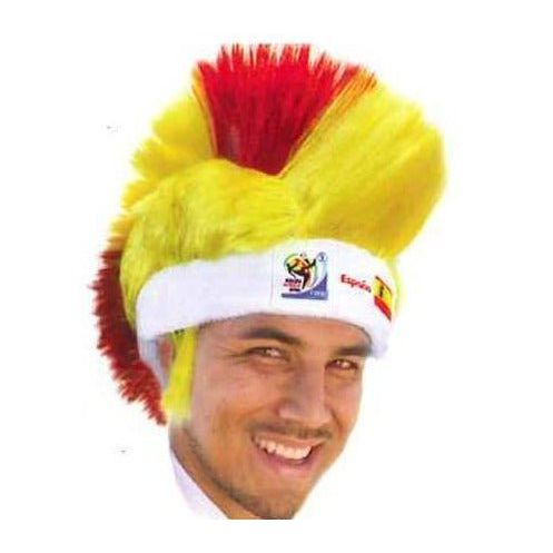 VIP Extensions Soccer Fan Mohawk Wig Hats Bulk 25-Pack - Vintage Collectible Official FIFA World Cup Fan Wig