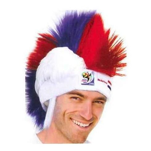 VIP Extensions Soccer Fan Mohawk Wig Hats Bulk 25-Pack - Vintage Collectible Official FIFA World Cup Fan Wig