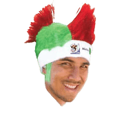 VIP Extensions Soccer Fan Mohawk Wig Hats Bulk 25-Pack - Vintage Collectible Official FIFA World Cup Fan Wig